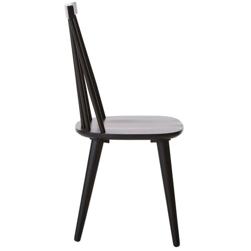 Ellos Home Črni barski stoli v kompletu 2 ks iz masivnega kavčukovca (vi&amp;scaron;ina sedeža 45 cm) Jolina &amp;ndash; Slike