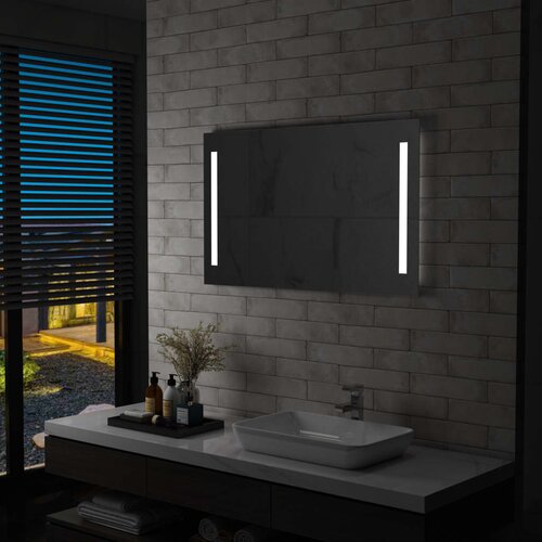 vidaXL kupaonsko LED zidno ogledalo 100 x 60 cm Cijene