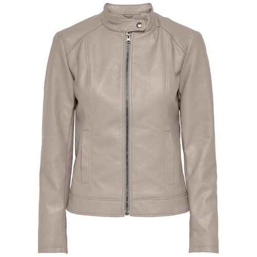 JDY JDYEMILY FAUX LEATHER JACKET Bež Slike