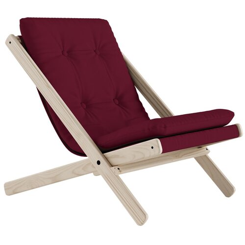 Karup Design Zložljiv fotelj Boogie Raw/Bordeaux Cene