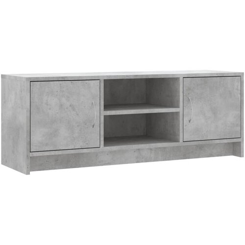 Maison Chic TV omarica - TV stojalo - Televizijska omarica betonsko siva 102x30x37,5 cm inženirski les, (21702182) Cene