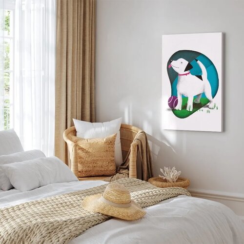  Slika - Dog and Ball (1 Part) Vertical 20x30 Standard Slike