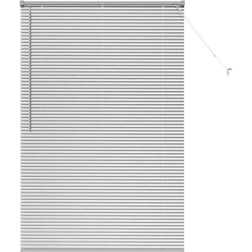 vidaXL Venecijanske žaluzije srebrna 175 x 110 cm Aluminij, (5000178464) Cene