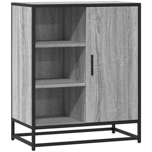 VidaXL Komoda Siva Sonoma 62x35x76 cm Konstruirano drvo Slike