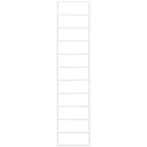 VidaXL stalak za ručnike bijeli 24 x 12 x 96 cm čelični Slike