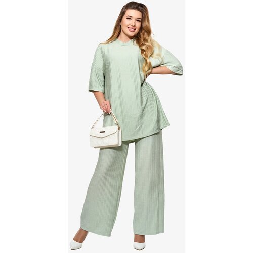 Resti Women's ribbed set in mint color- Clothing Cene