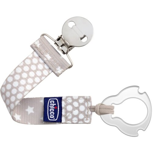 Chicco Fashion Clip Neutral kopča za dudu 1 kom Slike