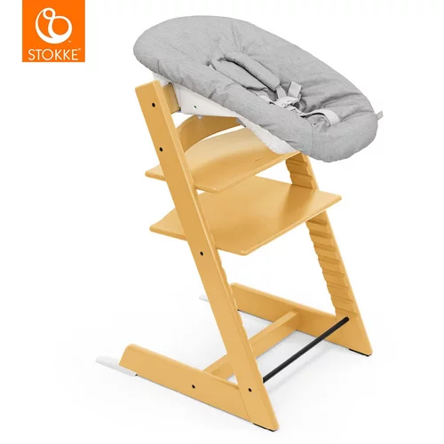 Stokke otroški stolček tripp trapp® sunflower yellow + vstavek za novorojenčka tripp trapp® grey