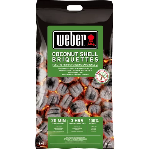 Weber Kokosnuss Briketts - 8 kg