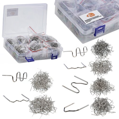 Rosfix Staples Za Plastiko 6 Tipov 1800 Kosov V Plastični &Scaron;katli | Iz Ogljikovega Jekla, Primer 0,6/0,8 Mm, Trajnost, (5000244483) Cene
