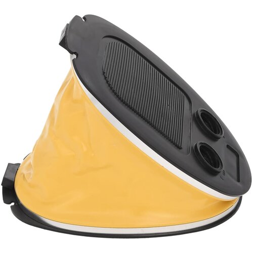  Nožna crpka 26 x 18 cm PP i PE sivo-žuta Slike