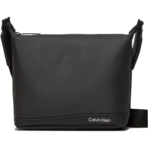 Calvin Klein Torbica za okrog pasu Rubberized Wide Base Xover K50K511251 Ck Black BEH