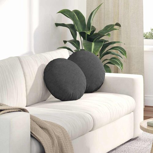  Jastučići za sjedenje 2 pcs Tamno siva &Oslash; 40 cm Kordura tekstil Cijene