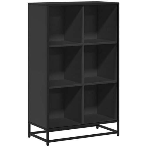 Maison Chic Knjižna omara - Knjižni regal črna 65,5x33x107,5 cm iverna plo&amp;scaron;ča, (21725581) Slike