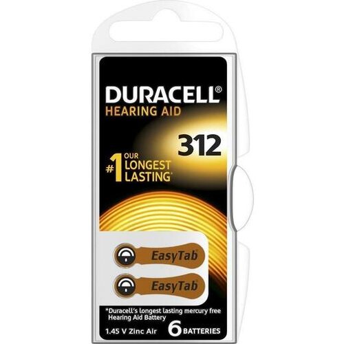 Duracell cink-zračna baterija za slu&scaron;ne aparate Activair A312 - PR41, 6x Cene