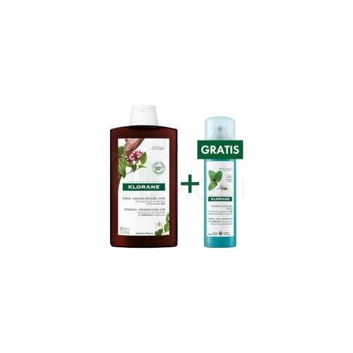Klorane Šampon sa kininom + Šampon za suho pranje sa metvicom GRATIS Cijene