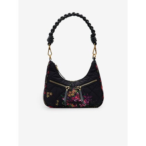 Desigual Black Women&amp;#039;s Floral Handbag Yenes Medley Multipocket - Ladies Slike