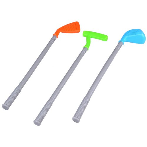  Dječji mini golf set s kolicima na kotačima, 3 palice i 2 rupe Slike
