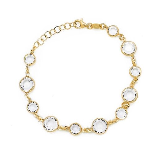 Victoria Cruz gold narukvica sa swarovski kristalima ( a0692-07dp ) Slike