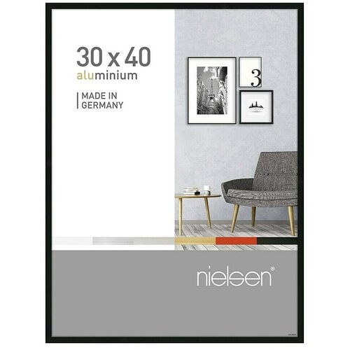 Nielsen Aluminijasti okvir Pixel (30 x 40 cm, Črna) Cene