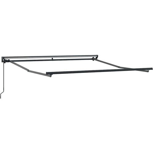  Skrovita tenda Krema 350 x 250 cm Poliester i aluminij Slike