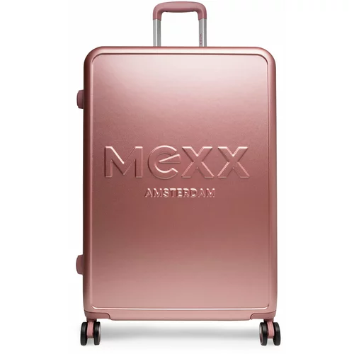 Mexx Velik trdi kovček -L-033-05 PINK Roza