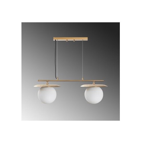 Opviq Luster Anemon-13814, 20cm, IP20, Bijelo-zlatna boja Slike