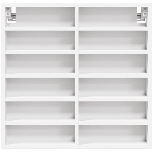  Vitrina bijela 60x8,5x58 cm konstruirano drvo Slike