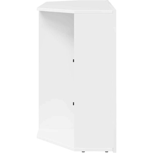  Kotni LED TV ormar Zidne Visoki sjaj bijela 104 x 40 x 68 cm Slike