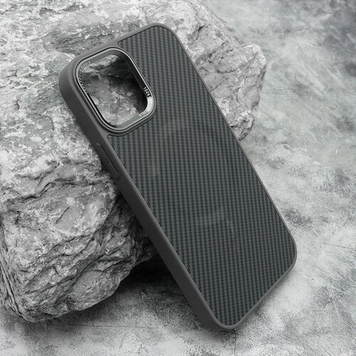  maska carbon magsafe za iphone 12/12 pro/ siva Cene