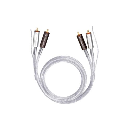 Oehlbach cinch avdio priključni kabel [2x moški cinch konektor - 2x moški cinch konektor] 0.50 m transparentna pozlačeni konektorji Silver Express Plus, (20431906) Cene
