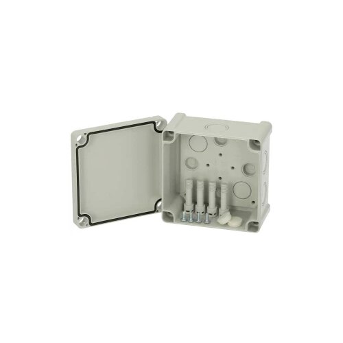Fibox Enclosure, PC Grey cover 5824021 univerzalno kući&amp;scaron;te 110 x 110 x 65 polikarbonat svijetlosiva (RAL 7035) 1 St. Slike