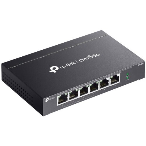 Tp-link Omada DS106P 6-portni stolni PoE preklopnik 10/100 Mbps s 4 PoE priključka Cijene