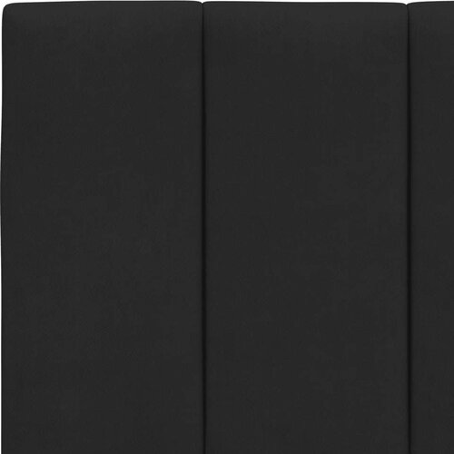 VidaXL Krevet s madracem crni 160x200 cm bar&amp;scaron;unasti Slike