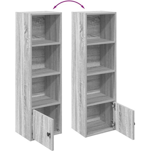 VidaXL Regal za knjige boja hrasta 31x24x102 cm konstruirano drvo Slike