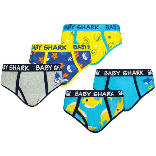 Frogies gaće za dečake Baby Shark 5 Pack Slike