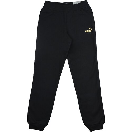 Puma Spodnji deli trenirke Essential Sweatpants FL G Črna Cene