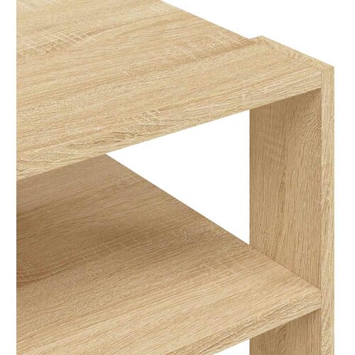  Stolić za kavu boja hrasta 58x58x40 cm konstruirano drvo Slike