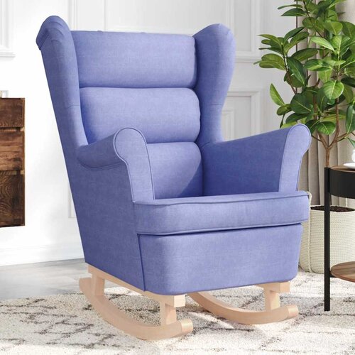 vidaXL Gugalni stol Jeans Blue 74x90x102 cm Tkanina Cene