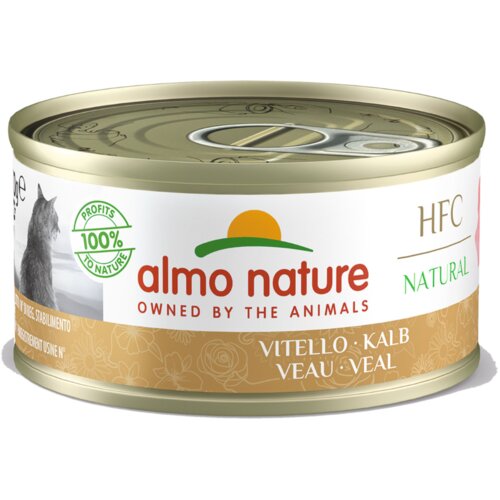 Almo Nature konzerva za mačke sa ukusom teletine hfc grain free 70g Slike