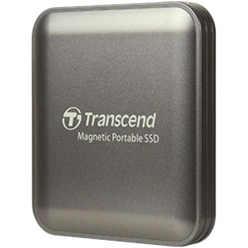 Transcend 1TB, External SSD, ESD420C, USB 20Gbps, Type C, Magsafe, Iron Gray Cene