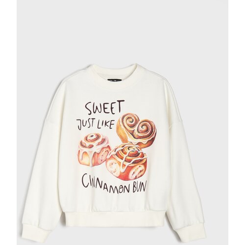 Sinsay Crewneck majica s printom cimeta Slike