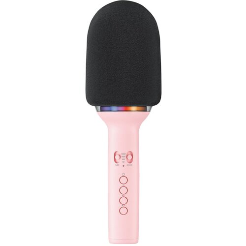 Free 2 Play Kiddigit Brezžični bluetooth mikrofon z osvetlitvijo, pink Slike