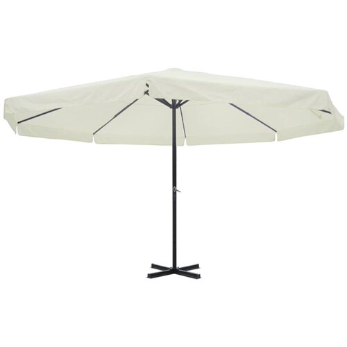 vidaXL Senčnik Bele Barve Aluminij 500 cm, (20693113) Cene