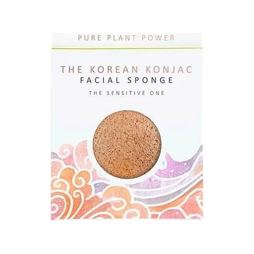 The Konjac Sponge Company the elements air with calming chamomile & pink clay full size facial sponge