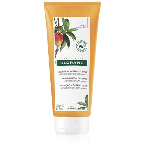 Klorane mango Nourishing balzam za lase za suhe lase 200 ml Slike