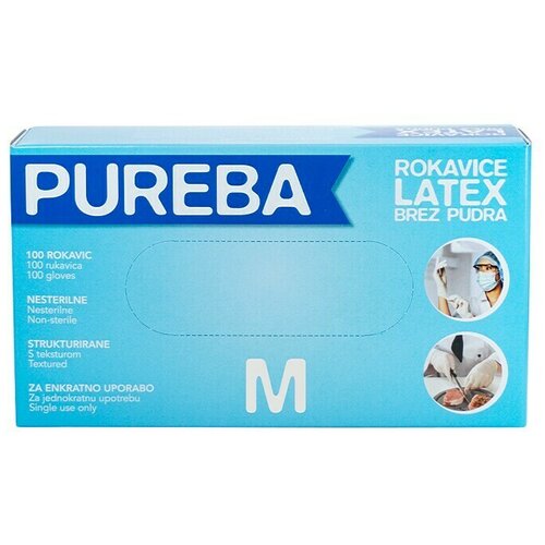  Jednokratne rukavice Pureba (Veličina: M, Lateks) Cijene