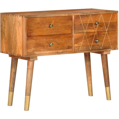 VidaXL komoda 85x40x70 cm trden mangov les Slike