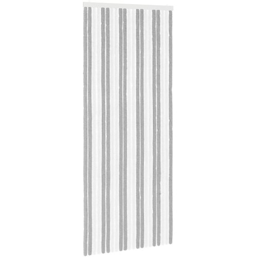 vidaXL Zavjesa protiv insekata Chenille Siva i bijela 90 x 220 cm - Siva i bijela (dvostripa) 90 x 220 cm Cijene