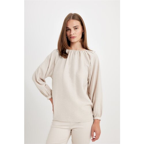 Defacto Crew Neck Long Sleeve Blouse Slike